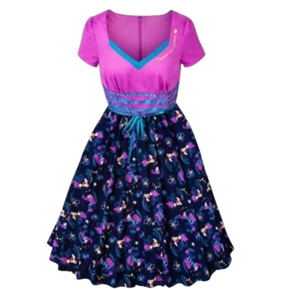 Disney Dress Shop Alice in Wonderland‎ Rockabilly Retro Dress Size Medium New! - Picture 1 of 10